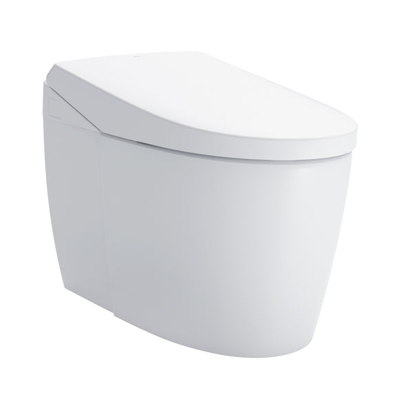 NEOREST AS Dual Flush 1.0 or 0.8 GPF Toilet with Integrated Bidet Seat and EWATER+, Cotton White - MS8551CUMFG#01