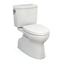 TOTO Vespin II 1G Two-Piece Elongated 1.0 GPF Universal Height Toilet with CeFiONtect and SS124 SoftClose Seat, Washlet+ Ready, Colonial White - MS474124CUFG#11