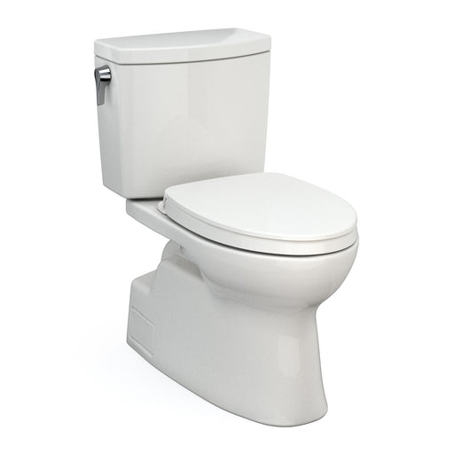 TOTO Vespin II 1G Two-Piece Elongated 1.0 GPF Universal Height Toilet with CeFiONtect and SS124 SoftClose Seat, Washlet+ Ready, Colonial White - MS474124CUFG#11