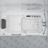 ANZZI 2753FLWR Right Drain Fully Loaded Walk-in Bathtub with Air Jets and Whirlpool Massage Jets Hot Tub