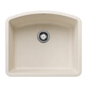 Blanco 443061 Diamond SILGRANIT 24" Single Bowl Undermount Kitchen Sink - Soft White