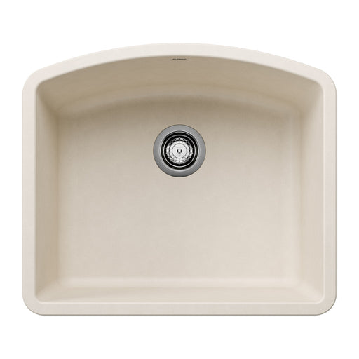 Blanco 443061 Diamond SILGRANIT 24" Single Bowl Undermount Kitchen Sink - Soft White