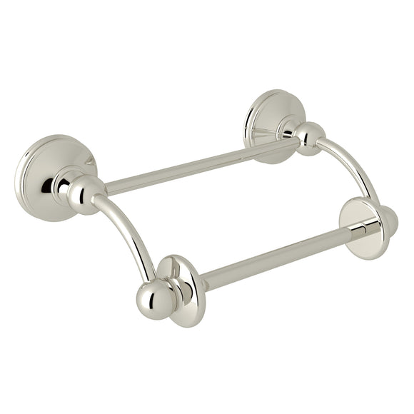 Rohl U.6648PN Perrin and Rowe Georgian Era Wall Mount Swing Arm Toilet Paper Holder