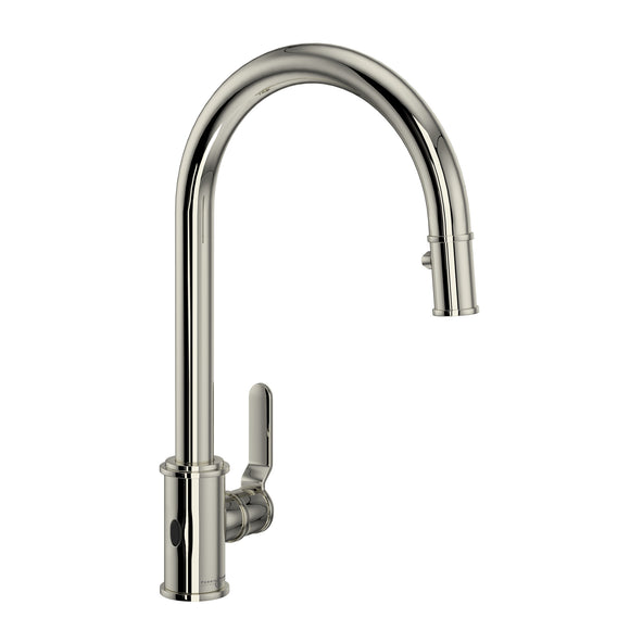 Rohl U.4534HT-PN-2 Perrin and Rowe Armstrong Pulldown Touchless Kitchen Faucet