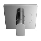 TOTO TS363P#CP Oberon Square 7" Pressure Balance Valve Shower Trim, Polished Chrome