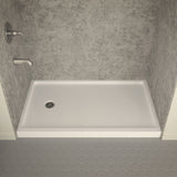 ANZZI SB-AZ007WL Colossi Series 60" x 36" Shower Base in White