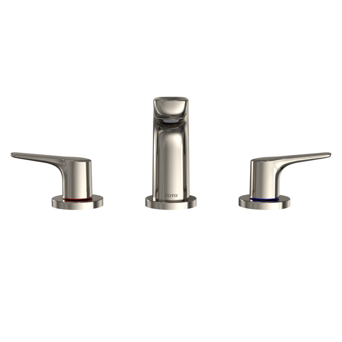 TOTO TLG03201U#PN GS 1.2 GPM Two Handle Widespread Bathroom Sink Faucet, Polished Nickel