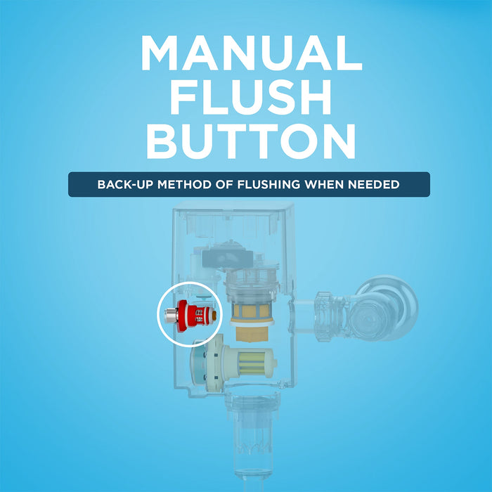 TOTO TET1LB32#CP EcoPower Touchless 1.28 GPF Toilet Flushometer Valve for Back Spud in Polished Chrome