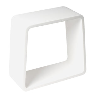 ALFI brand ABST55 White Matte Solid Surface Resin Bathroom / Shower Stool