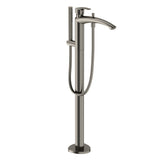 TOTO TBG09306U#PN GM Single-Handle Free Standing Tub Filler with Handshower, Polished Nickel