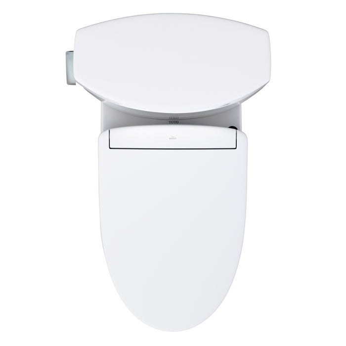TOTO MW4543446CUFG#01 Drake II 1G Elongated 1.0 GPF Universal Height Toilet with Washlet+ S5 Bidet Seat