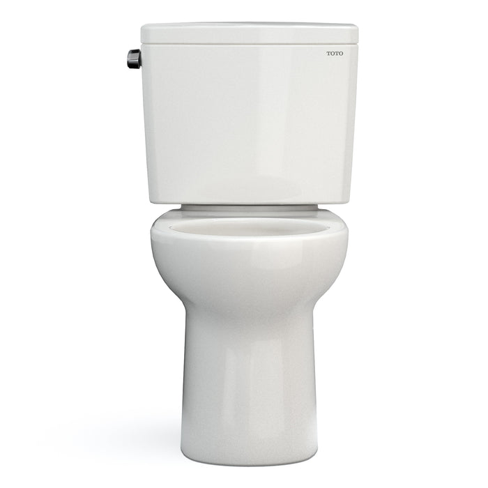 TOTO CST775CSFG#11 Drake Two-Piece Round 1.6 GPF Universal Height Toilet, Colonial White