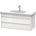 Duravit KT664802222 Ketho Wall-Mount Vanity Unit White