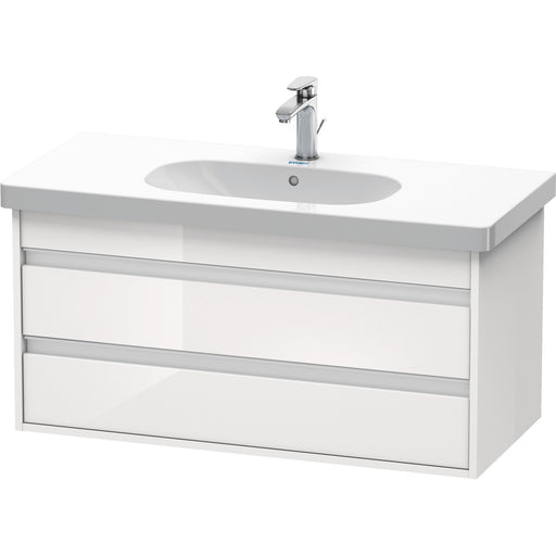 Duravit KT664802222 Ketho Wall-Mount Vanity Unit White