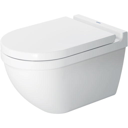 Duravit 2225092092 Starck 3 Dual Flush Elongated Wall Mounted Toilet