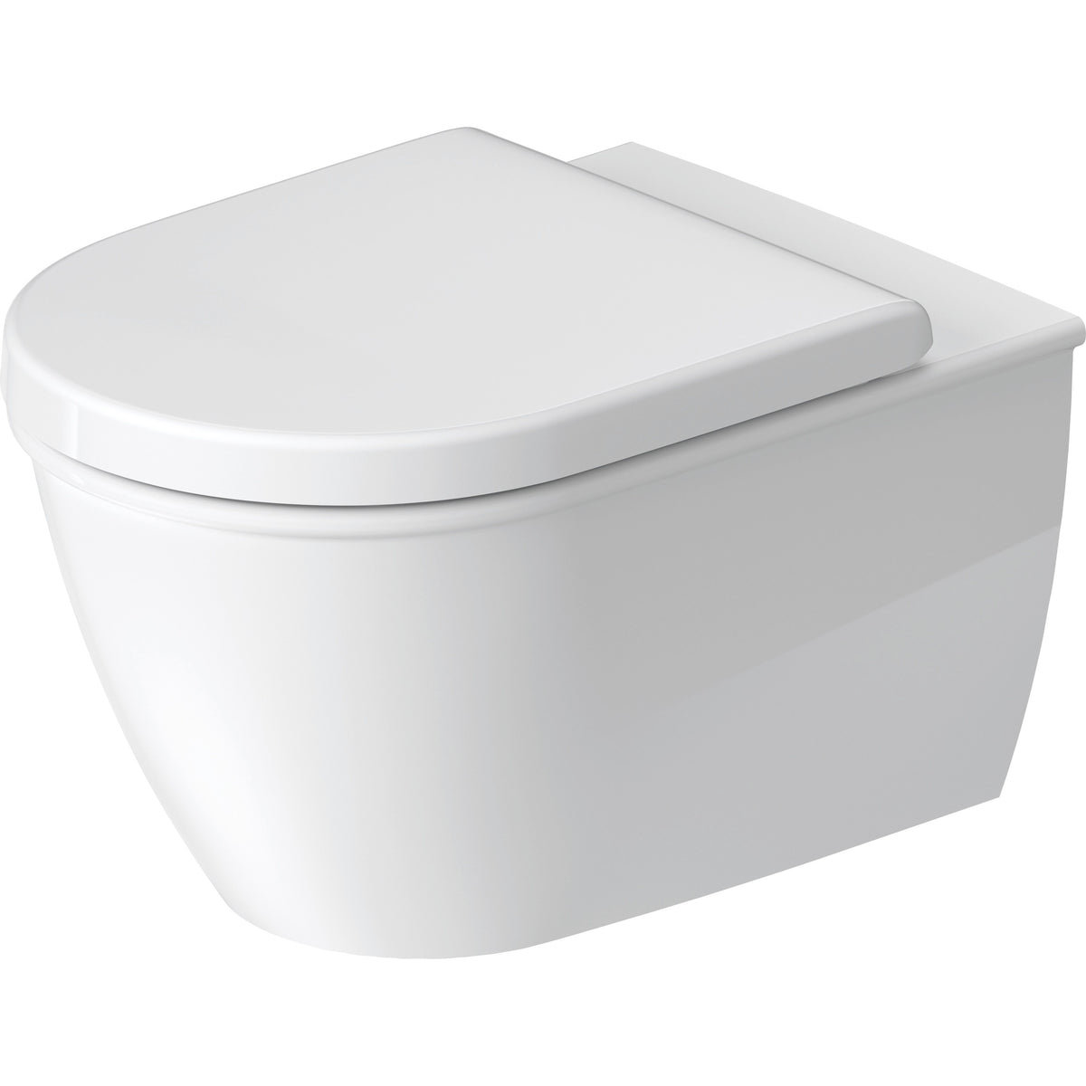 Duravit 2545092092 Darling New Dual Flush Elongated Wall Mounted Toilet ...