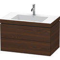 Duravit LC6927O6969 L-Cube Wall Mount C-Bonded Vanity