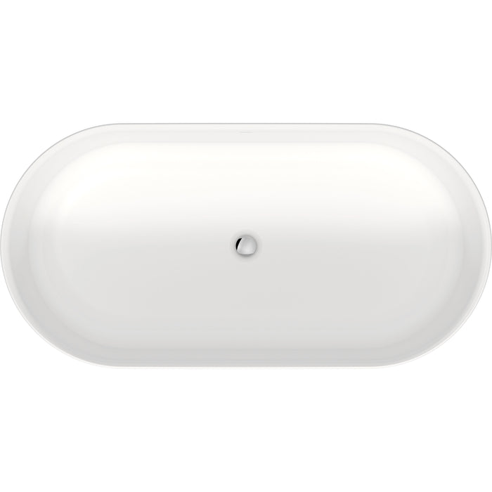Duravit 700516000000090 Soleil by Starck x Oval Freestanding Bathtub