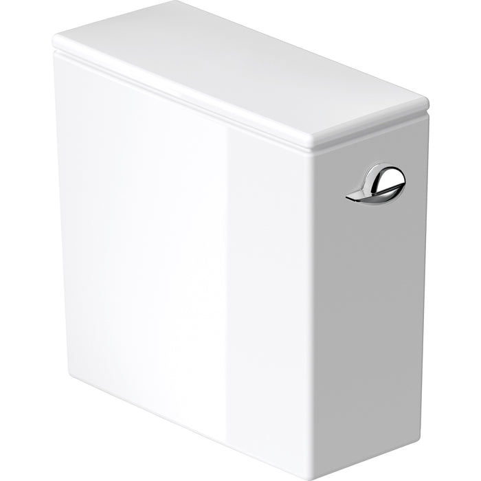 Duravit 09352000U6 DuraStyle 1.0 GPF Toilet Tank with Right Lever Flush