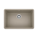 Blanco 522432 Precis SILGRANIT 27" Single Bowl Undermount Kitchen Sink - Truffle