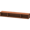 Duravit LC120001313 L-Cube Wall Shelf with Three Compartments American Walnut