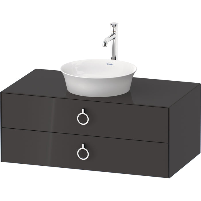 Duravit WT49910H1H1 White Tulip Wall Mount Vanity Cabinet