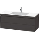 Duravit LC6929O8080 L-Cube Wall Mount C-Bonded Vanity