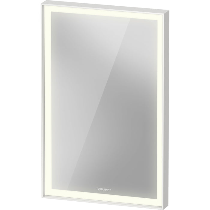 Duravit LC7379000006000 L-Cube Mirror with Lighting White Aluminum