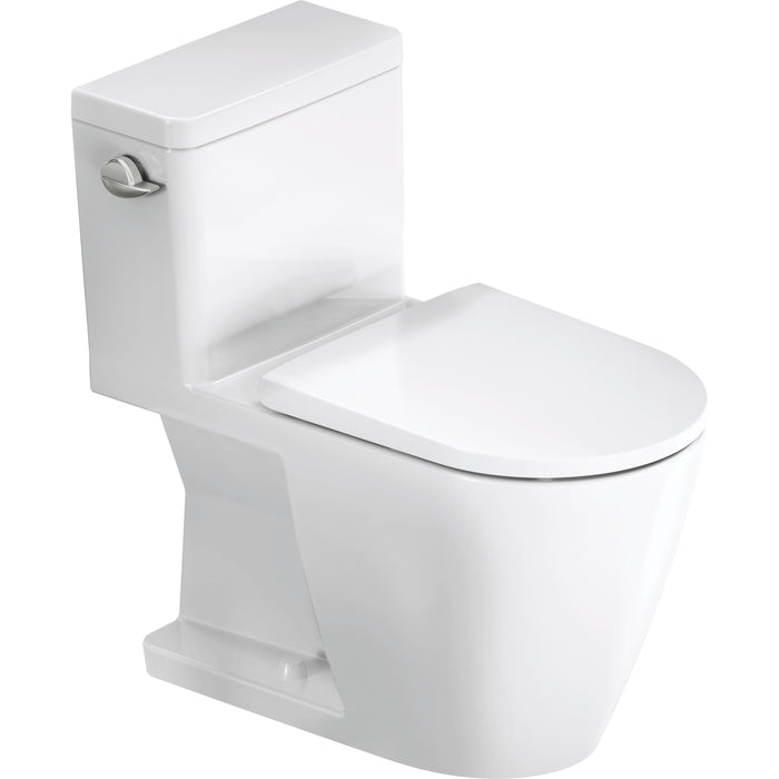 Duravit 20080120U3 D-Neo 1.28 GPF Rimless Elongated One Piece Toilet