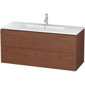 Duravit LC624301313 L-Cube Wall-Mount Vanity Unit American Walnut