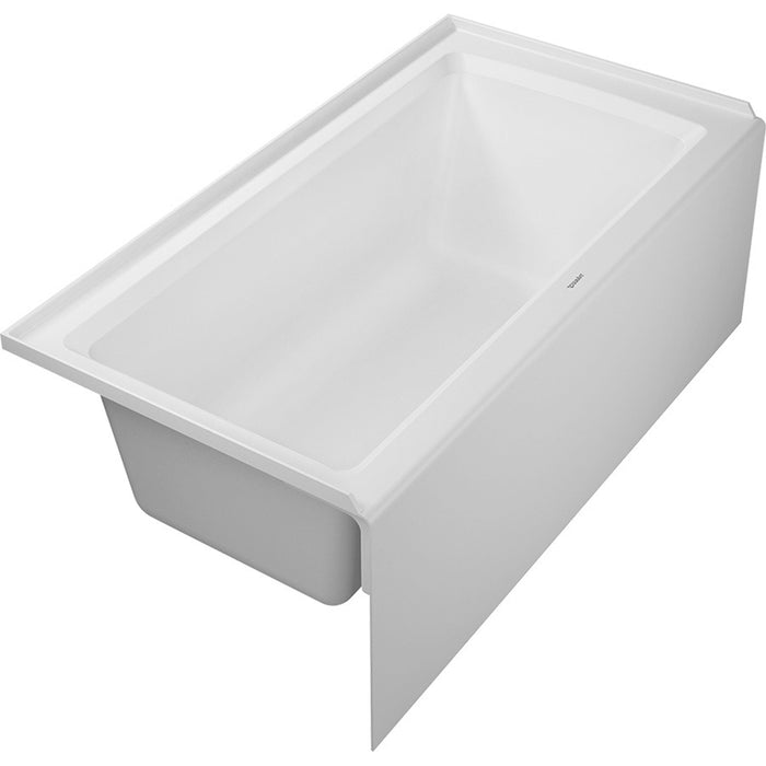 Duravit 700437000000090 60" x 32" Alcove Bathtub