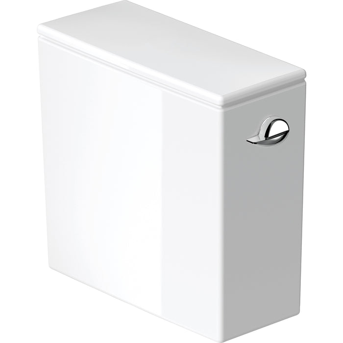 Duravit 09352000U4 DuraStyle 1.28 GPF Toilet Tank with Right Lever Flush