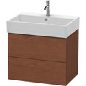 Duravit LC627601313 L-Cube Wall-Mount Vanity Unit American Walnut