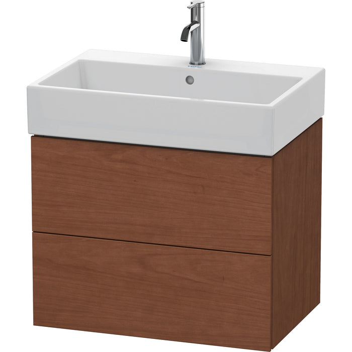 Duravit LC627601313 L-Cube Wall-Mount Vanity Unit American Walnut