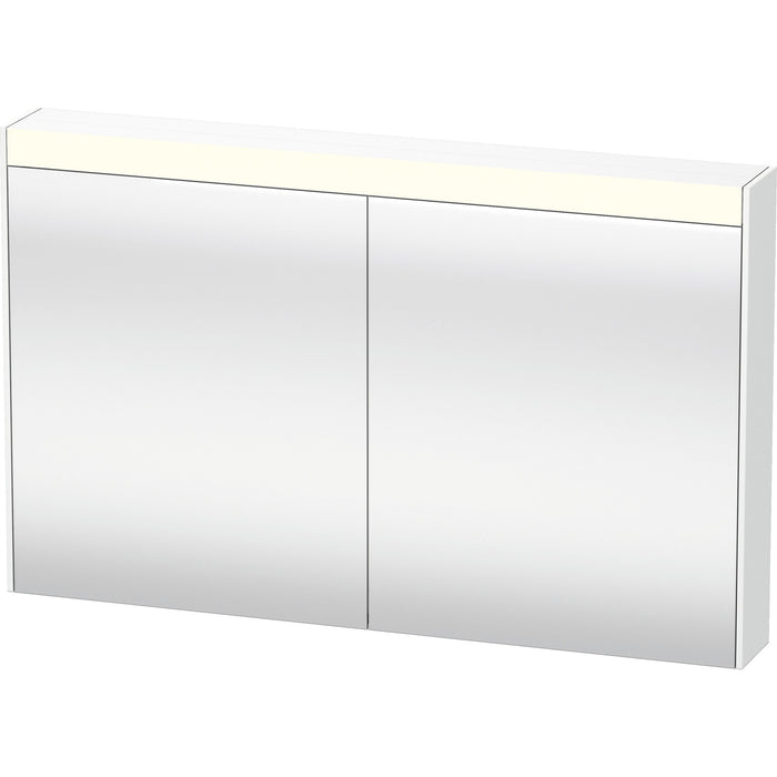 Duravit BR7104018186000 Brioso Mirror Cabinet with Lighting White
