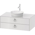 Duravit WT499108585 White Tulip Wall Mount Vanity Cabinet