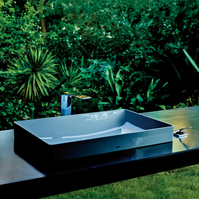 TOTO TLP02304U#CP ZL 1.2 GPM Single Handle Semi-Vessel Bathroom Faucet with Comfort Glide