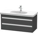 Duravit KT664804949 Ketho Wall-Mount Vanity Unit Graphite