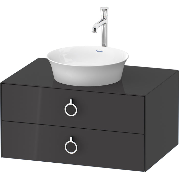 Duravit WT49900H1H1 White Tulip Wall Mount Vanity Cabinet