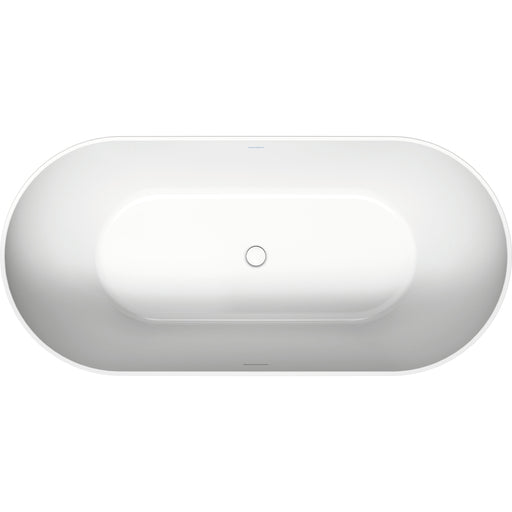 Duravit 700525000000090 No.1 63" x Oval Freestanding Bathtub Acrylic