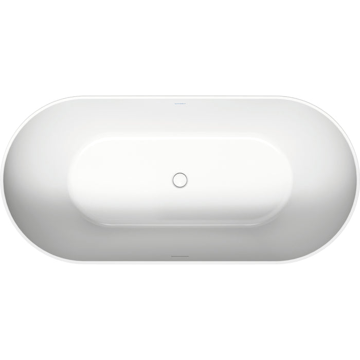Duravit 700525000000090 No.1 63" x Oval Freestanding Bathtub Acrylic