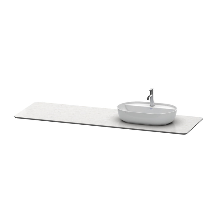 Duravit LU9468R1717 Luv Quartz Structure with One Bathroom Sink Cutout