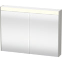 Duravit BR7102007076000 Brioso Mirror Cabinet with Lighting Concrete Gray
