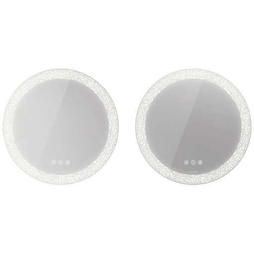 Duravit HP7487G00006000 Happy D.2 Plus Icon Version Mirror with Lighting White
