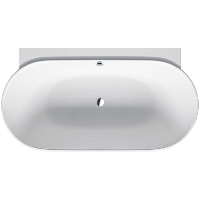 Duravit 700433000000090 Luv Back-to-Wall Bathtub White