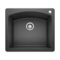 Blanco 440210 Diamond SILGRANIT 25" Single Bowl Dual Mount Kitchen Sink - Anthracite