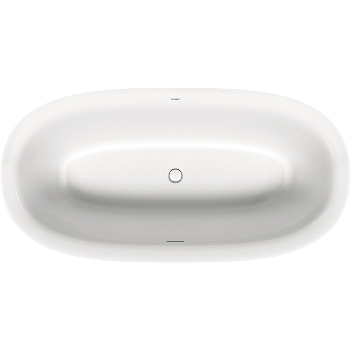 Duravit 700469000000090 White Tulip Oval Freestanding Bathtub Acrylic