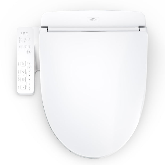 TOTO SW2326#01 WASHLET S1 Bidet Toilet Seat with Instant Water Heating, Elongated, Cotton White