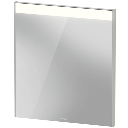 Duravit BR7021007076000 Brioso Mirror with Lighting Concrete Gray