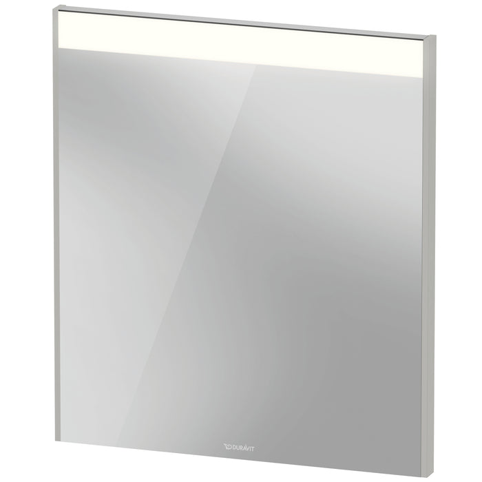 Duravit BR7021007076000 Brioso Mirror with Lighting Concrete Gray